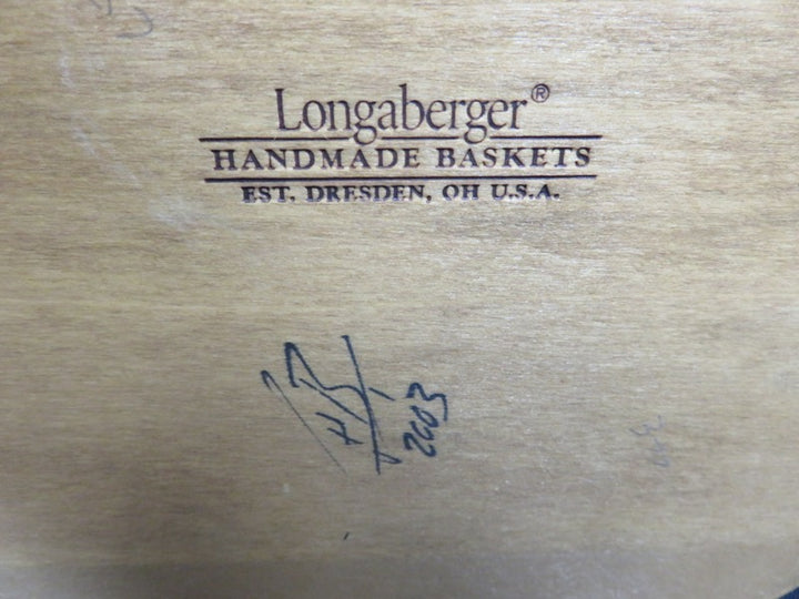 Longaberger Ice Bucket Basket