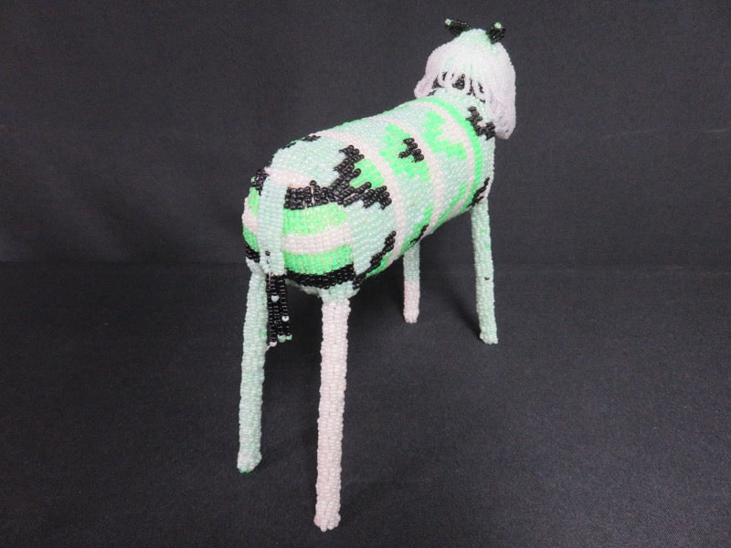 Beaded Lion Figurine