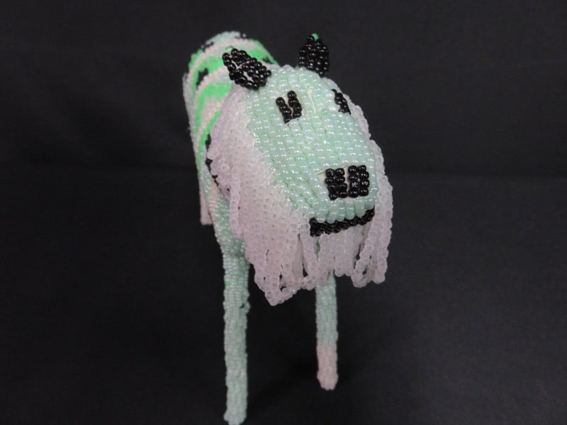 Beaded Lion Figurine