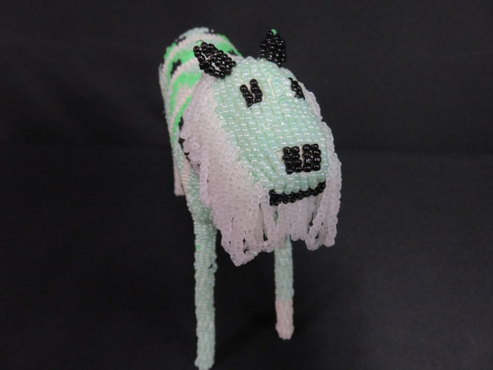 Beaded Lion Figurine