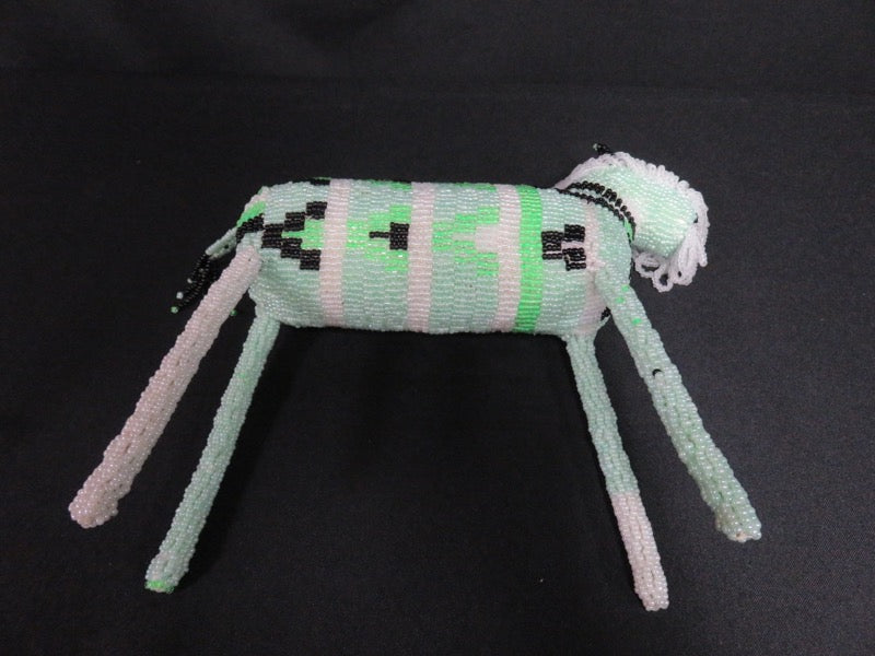 Beaded Lion Figurine