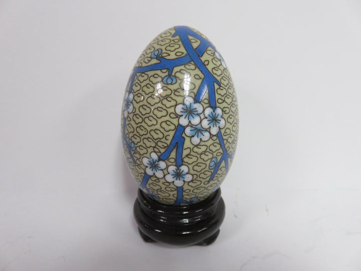 Cloisonne Egg on Stand
