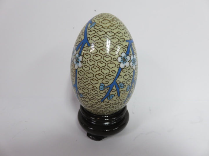 Cloisonne Egg on Stand