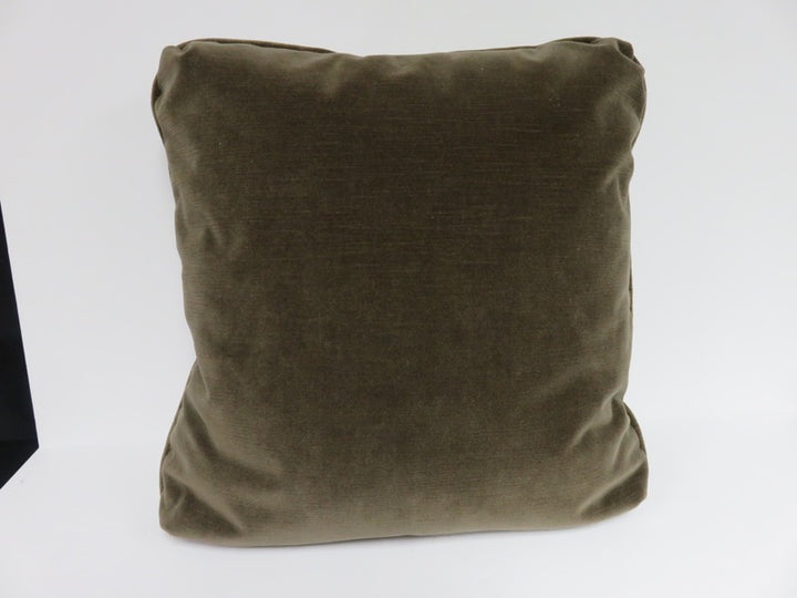 Brown Velvet Throw Pillow