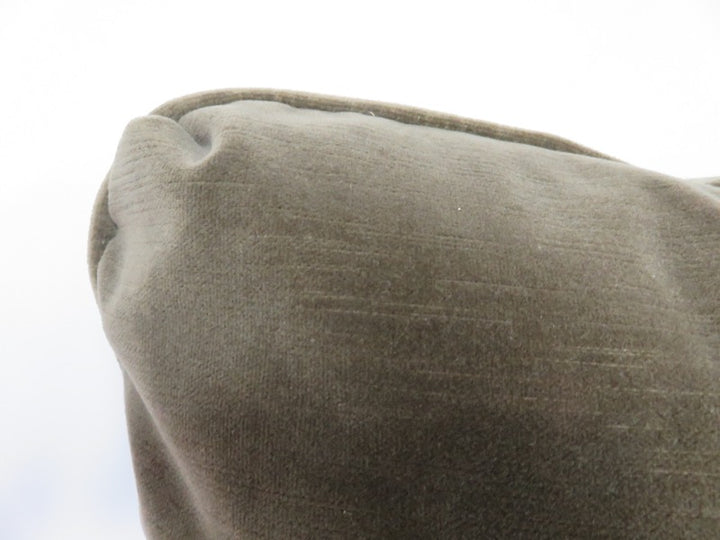 Brown Velvet Throw Pillow