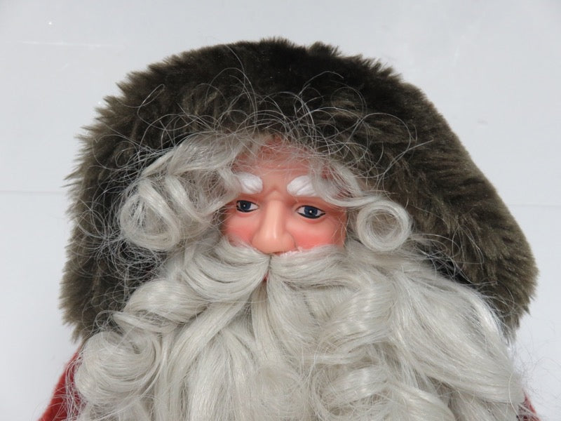 Tall Burgundy Robed Father Christmas