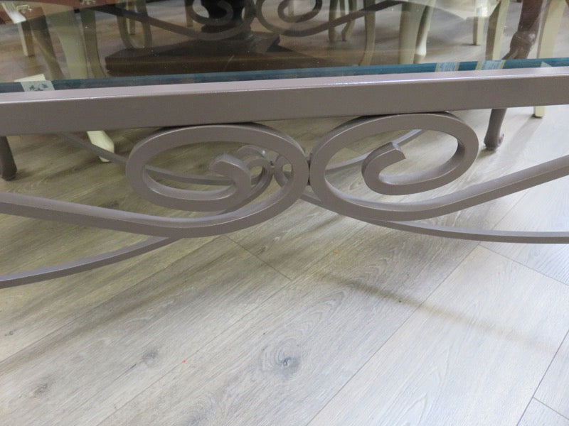Iron & Glass Coffee Table