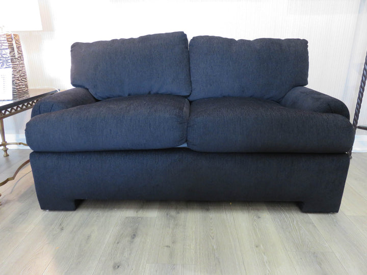 Contemporary Black Love Seat