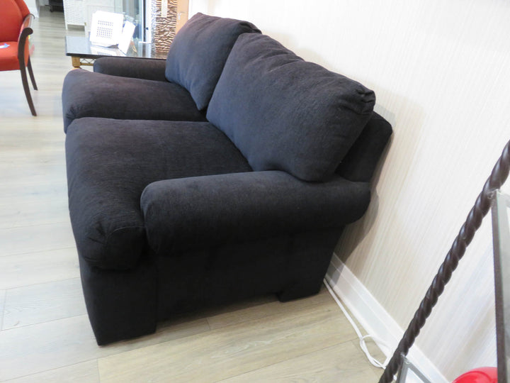Contemporary Black Love Seat
