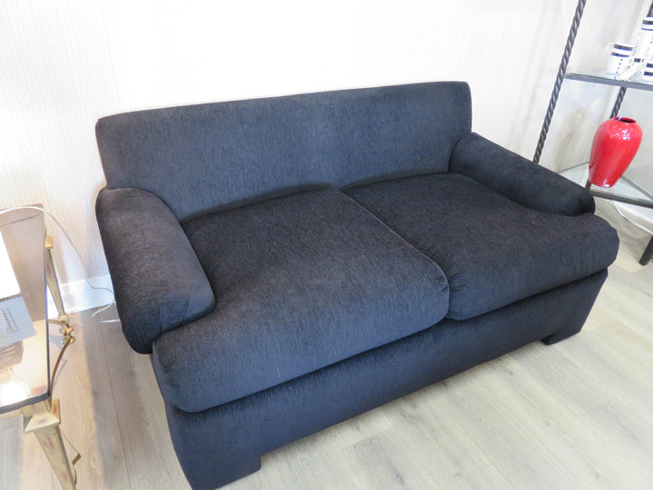 Contemporary Black Love Seat