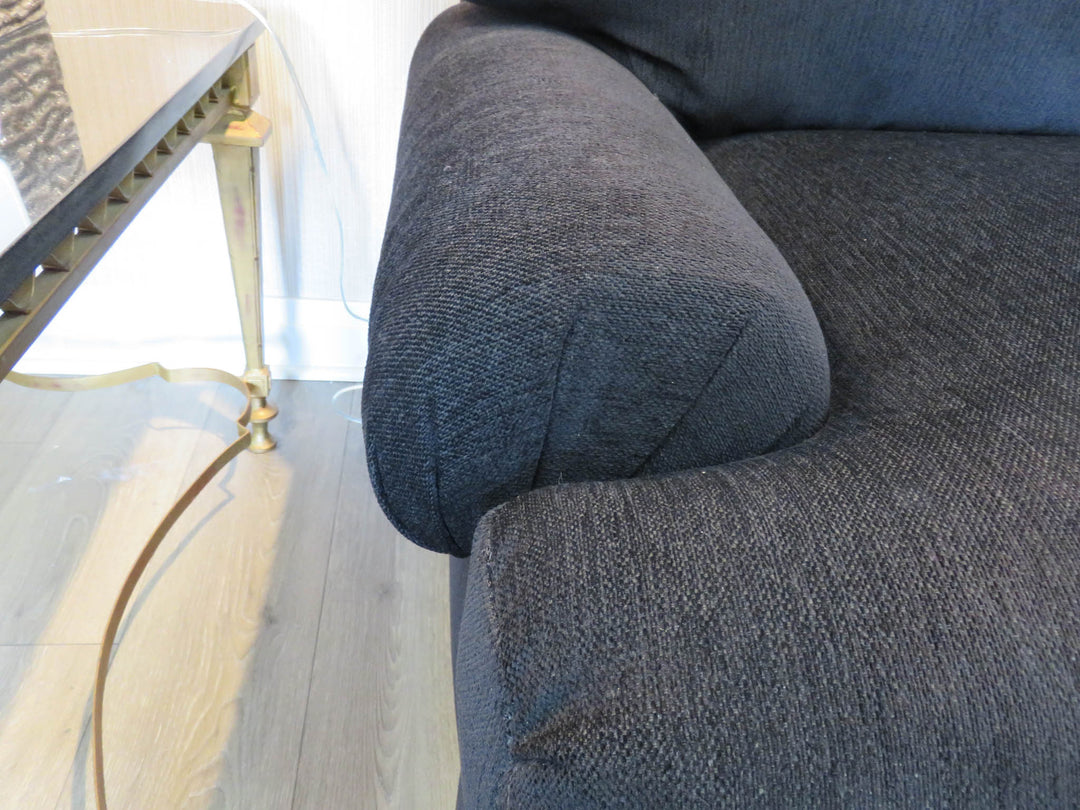Contemporary Black Love Seat
