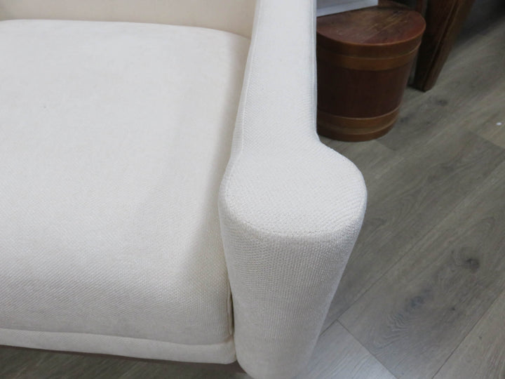 Cream Upolstered Arm Chair