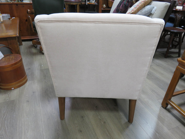 Cream Upolstered Arm Chair