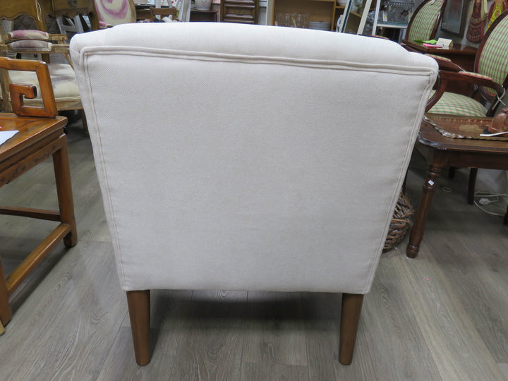 Cream Upolstered Arm Chair
