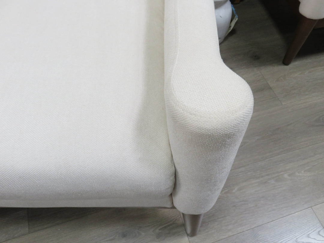 Cream Upolstered Arm Chair