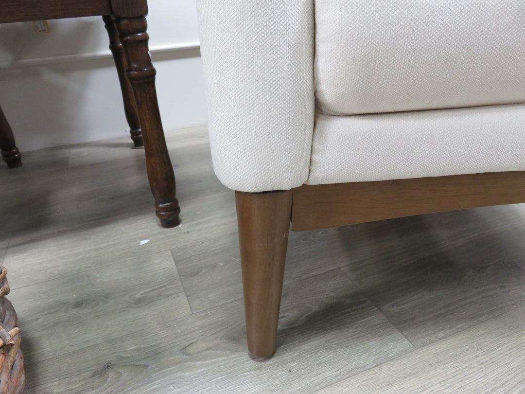 Cream Upolstered Arm Chair
