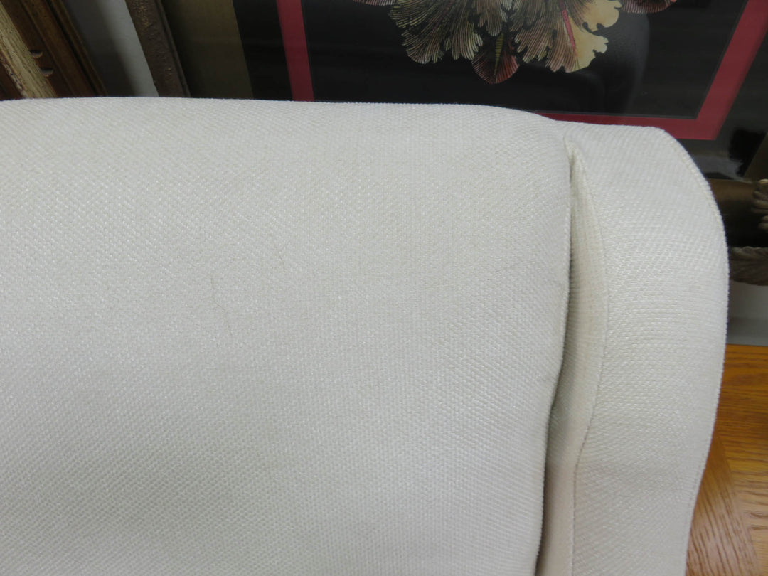 Cream Upolstered Arm Chair