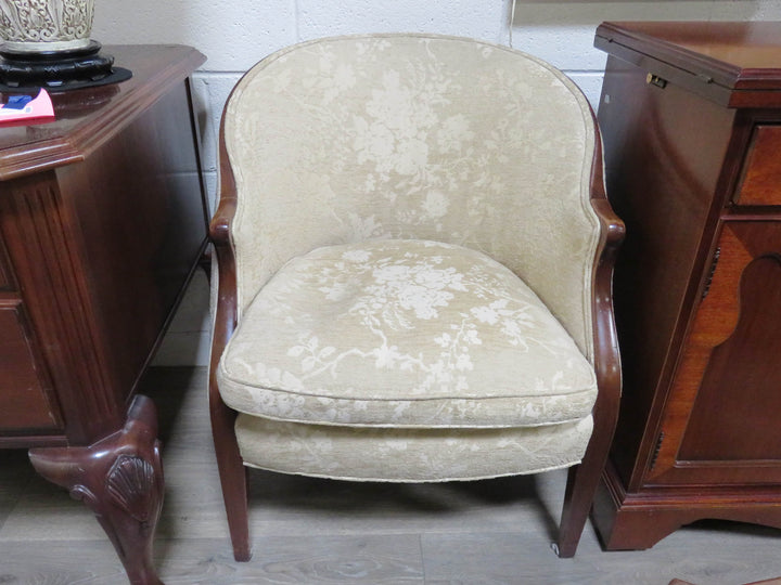 Upholstered Barrel Chair