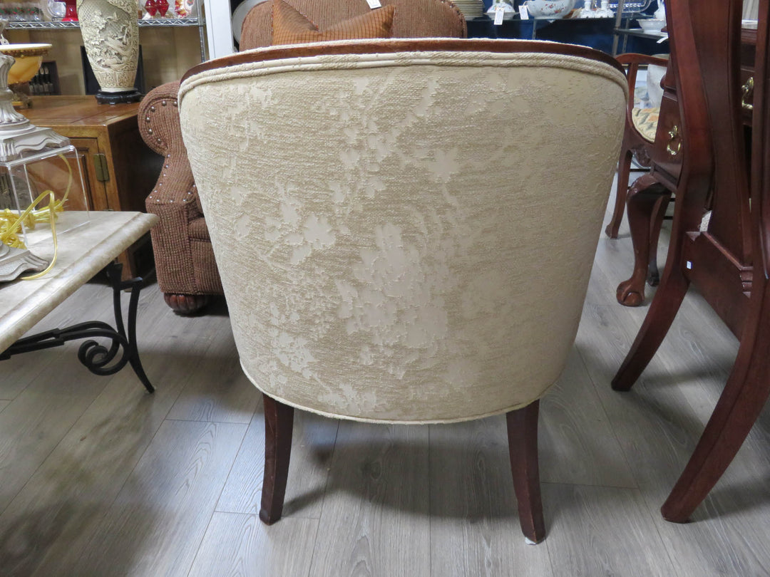 Upholstered Barrel Chair