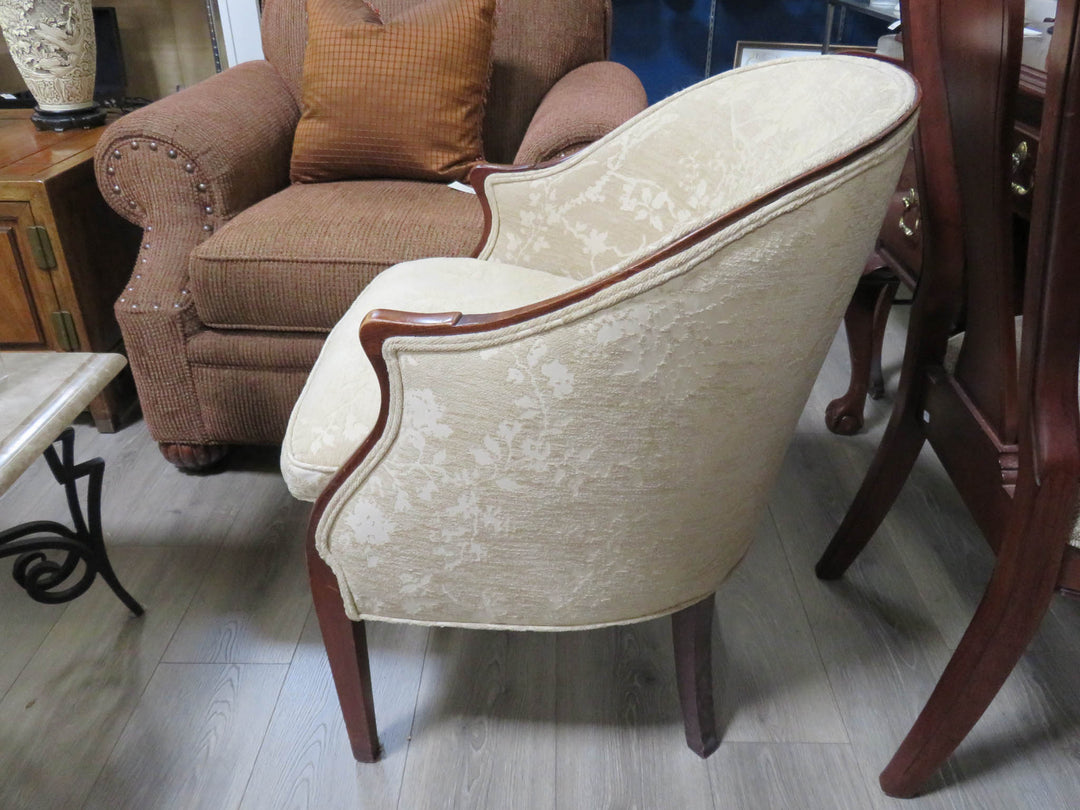 Upholstered Barrel Chair