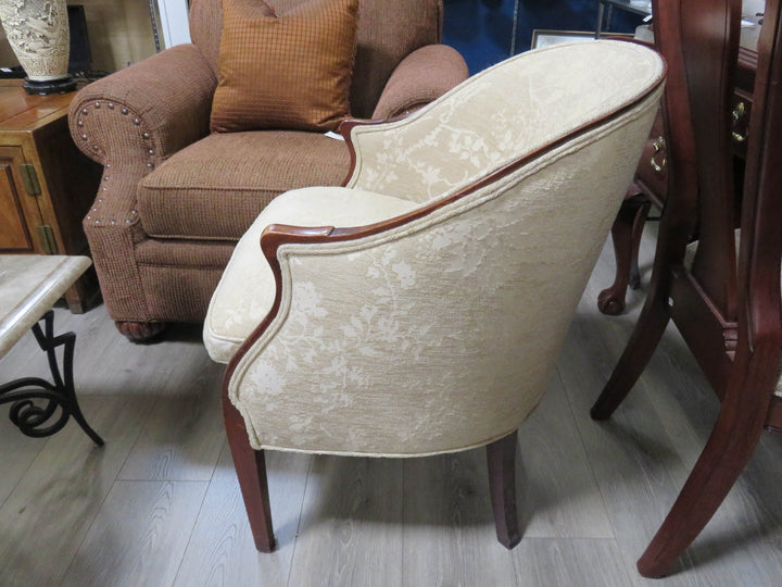 Upholstered Barrel Chair