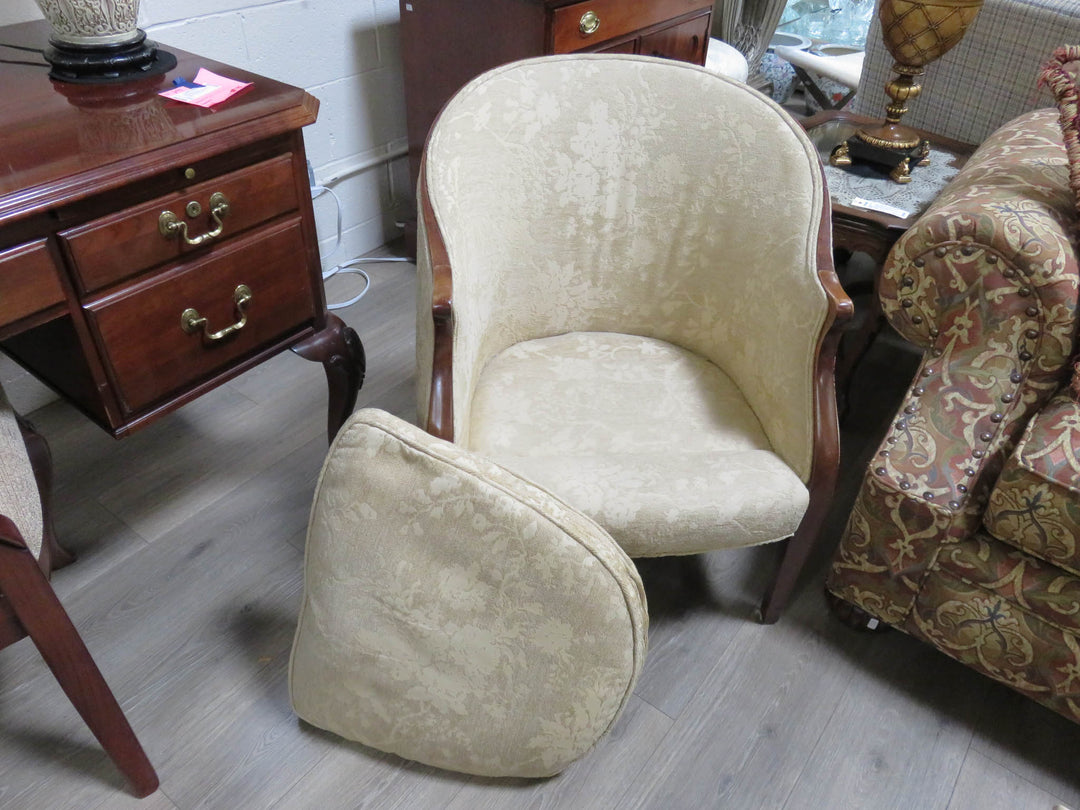 Upholstered Barrel Chair