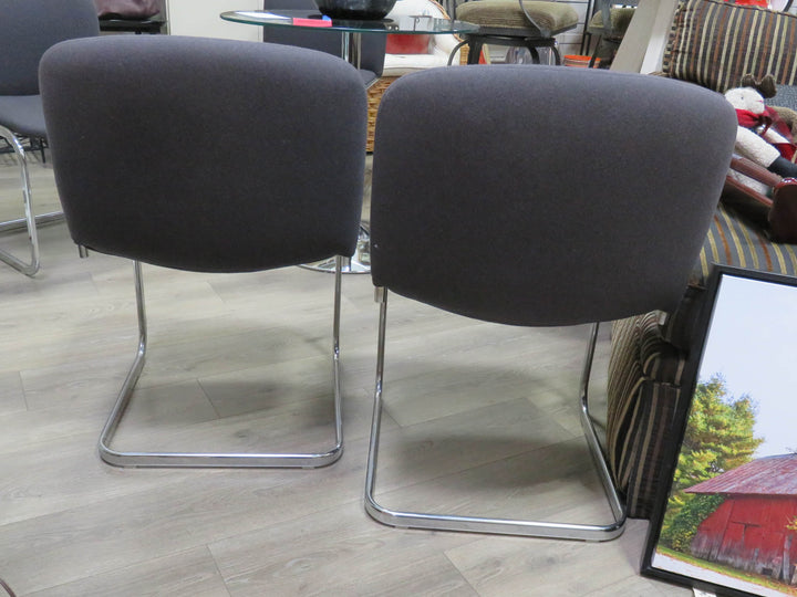 Pair of Modern Cantilever Chairs