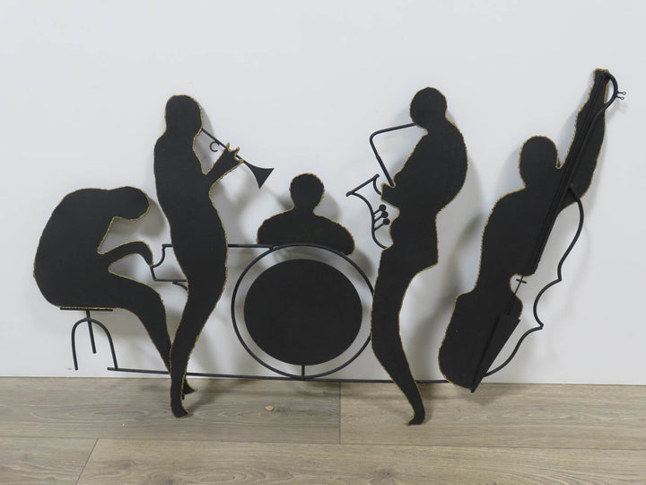Musician Jazz  Quintet Wall Sculpture