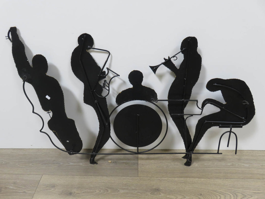Musician Jazz  Quintet Wall Sculpture