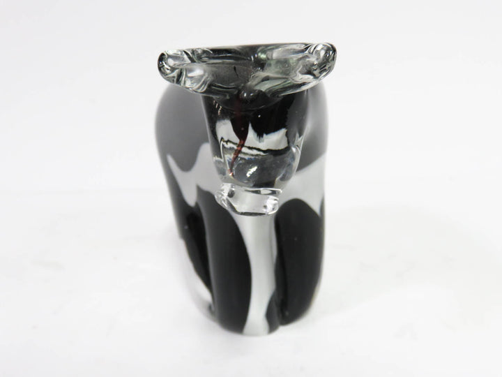 Art Glass Cow Figure