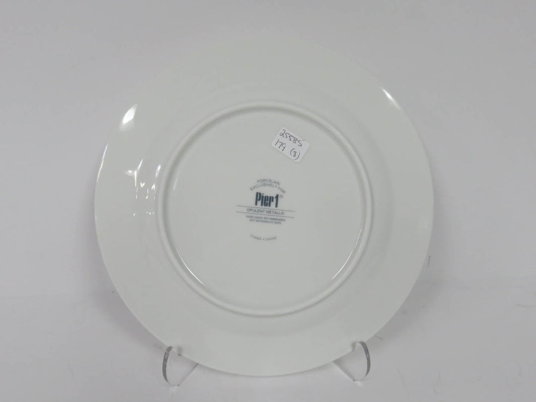 Pier 1 "Opulent Metallic" Plates