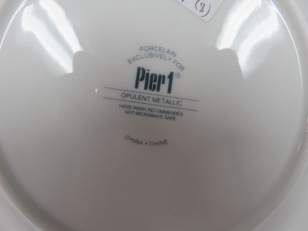Pier 1 "Opulent Metallic" Plates