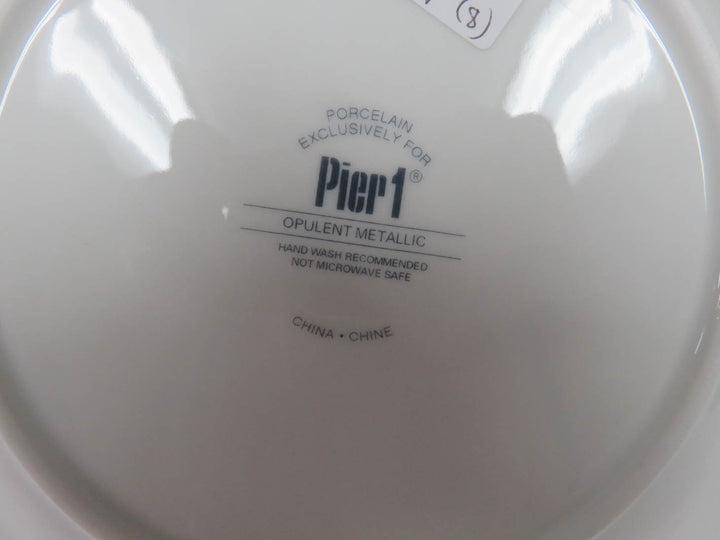 Pier 1 "Opulent Metallic" Plates