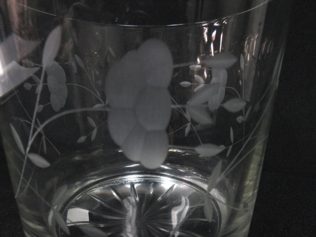 Vintage Glass Ice Bucket