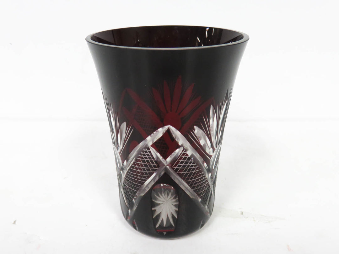 Bohemian Pitcher and Glasses