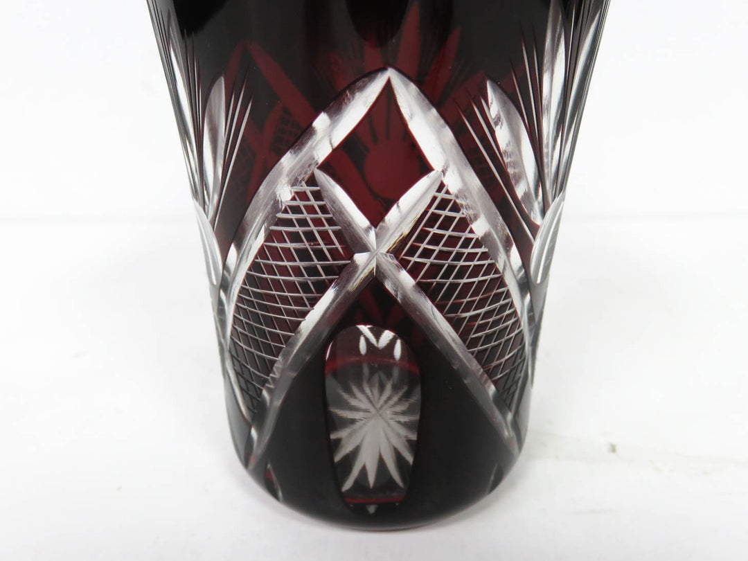 Bohemian Pitcher and Glasses