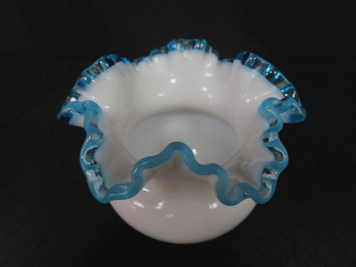 Fenton Aqua Crest Vases