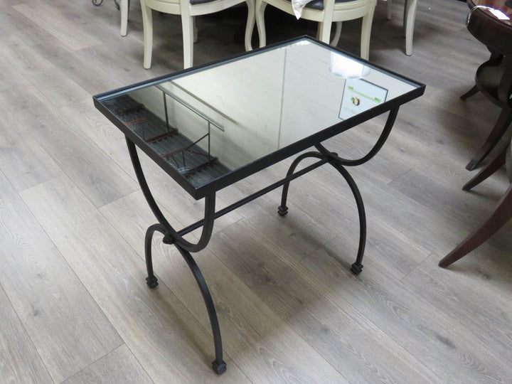 Black Iron Side Table
