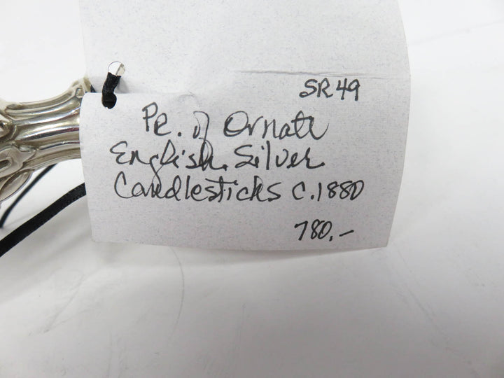 Pair Victorian Candlesticks