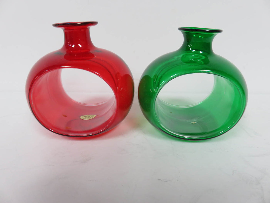 Napkin Rings/Vase Set