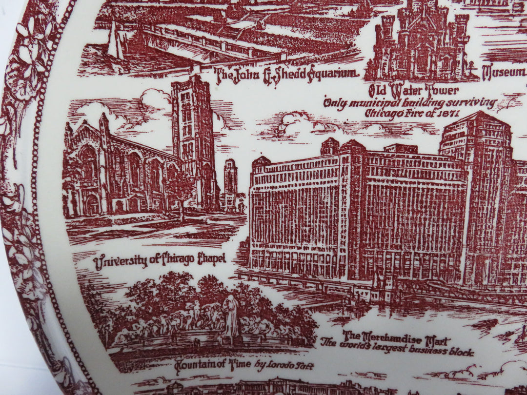 Vernon Kilns "Chicago" Plate