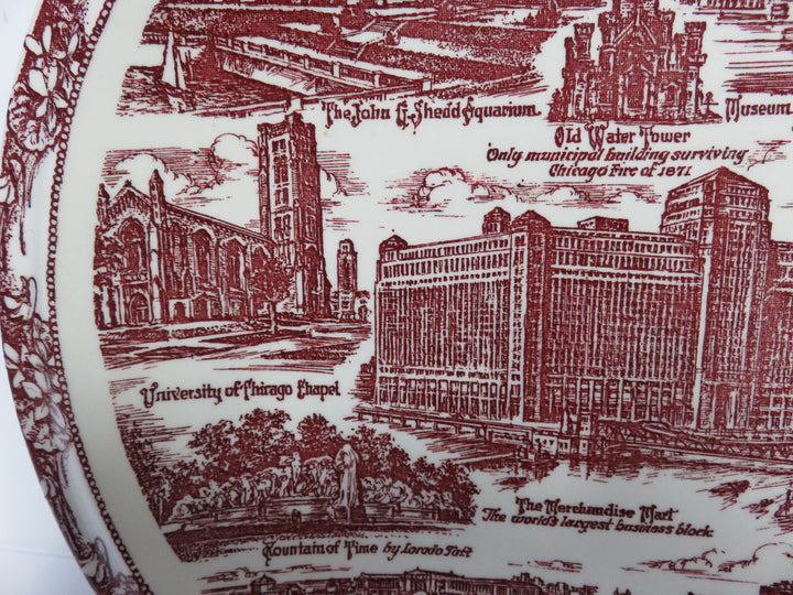 Vernon Kilns "Chicago" Plate