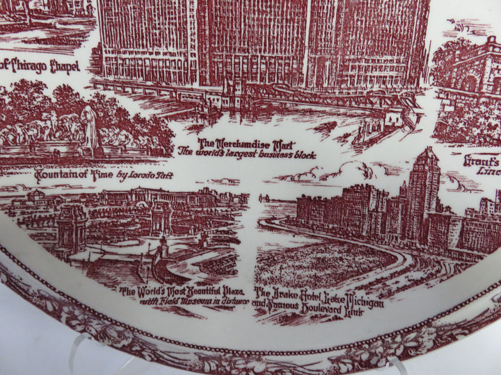 Vernon Kilns "Chicago" Plate