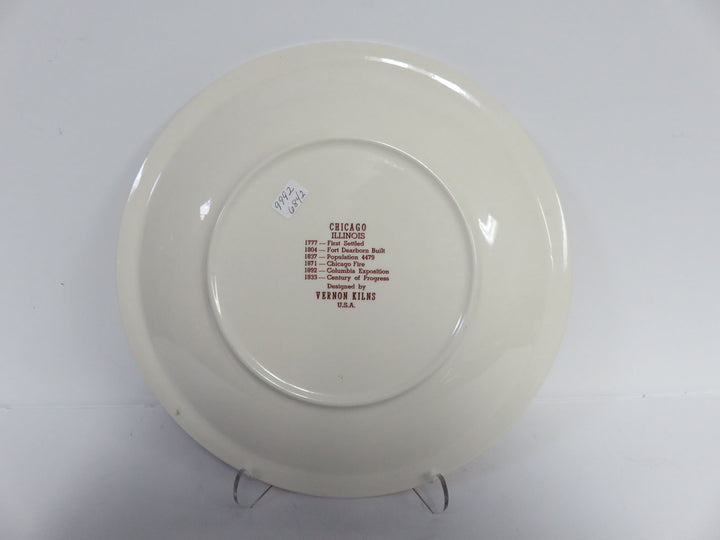 Vernon Kilns "Chicago" Plate