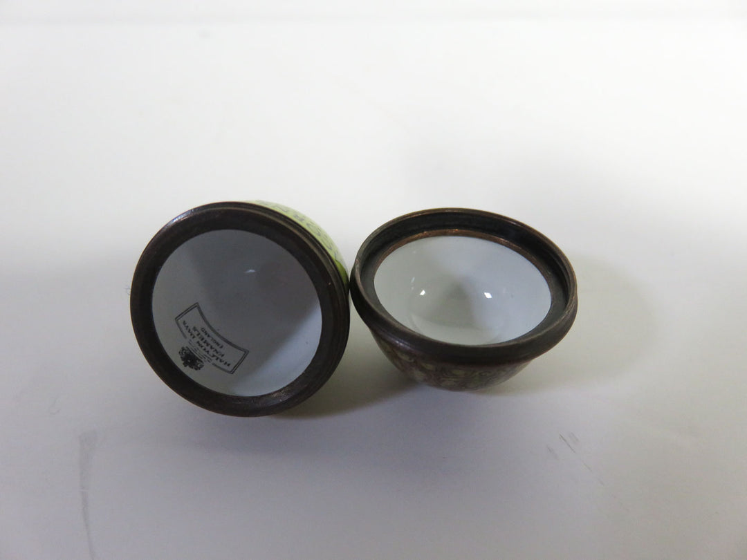 Halcyon Days Enamel Acorn Figurine