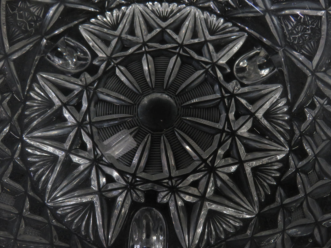 Cut Crystal Footed Bowl