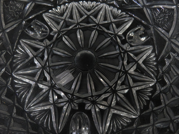 Cut Crystal Footed Bowl