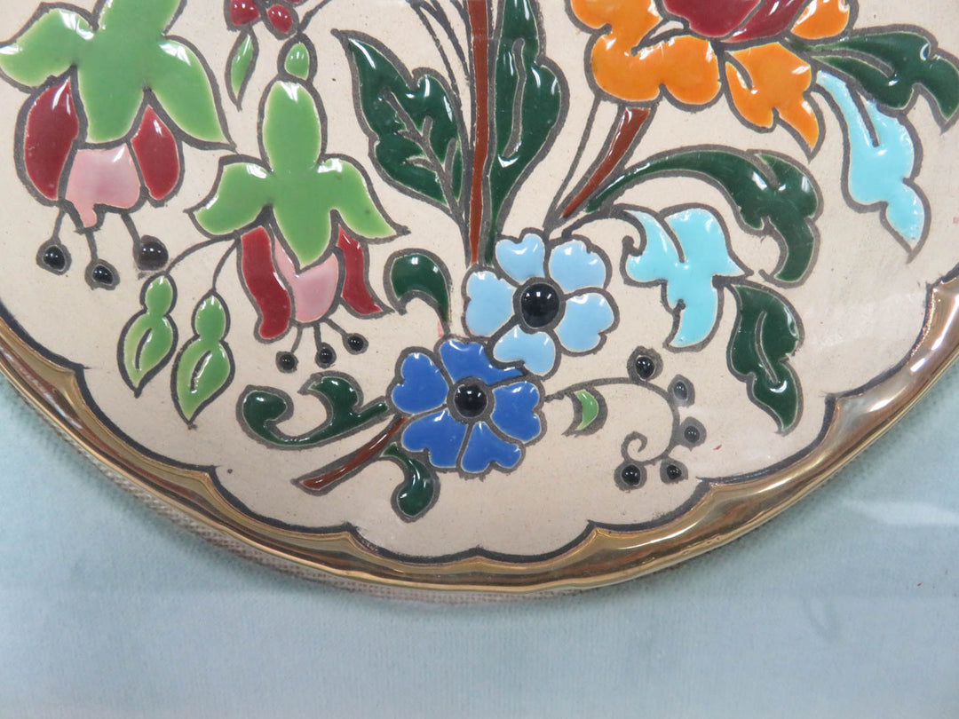 Colorful Plate in Shadowbox
