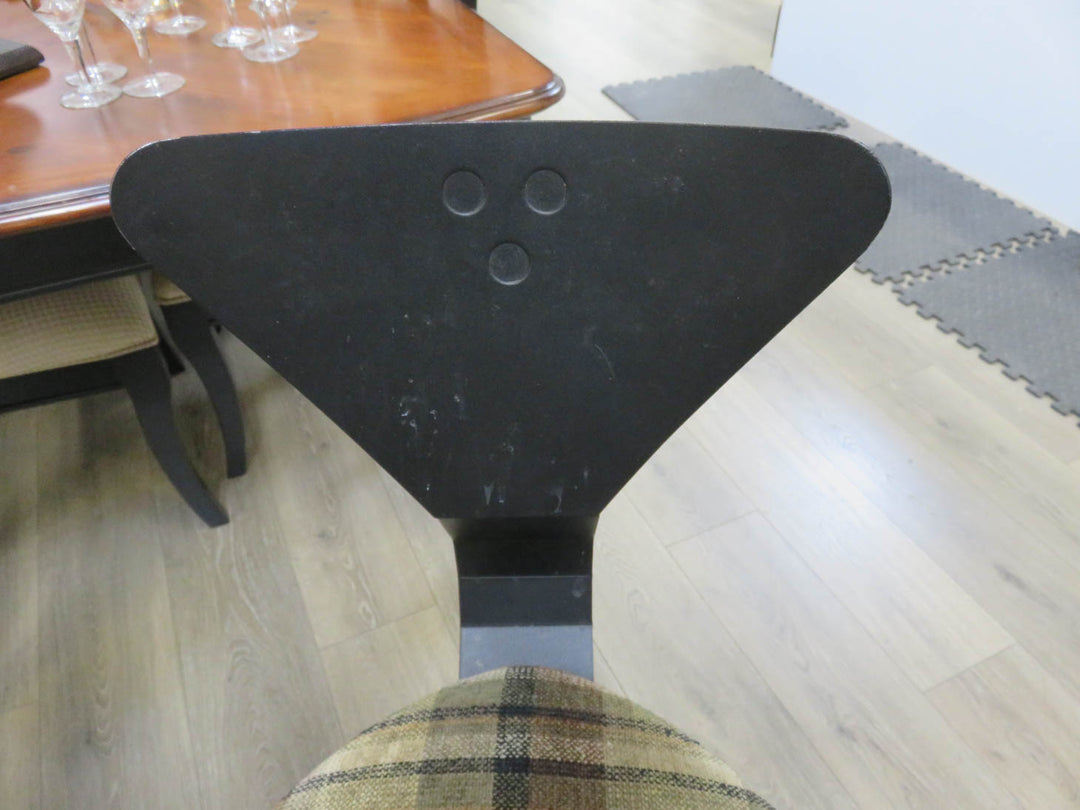 Four Contemporary Swivel Counter Chairs