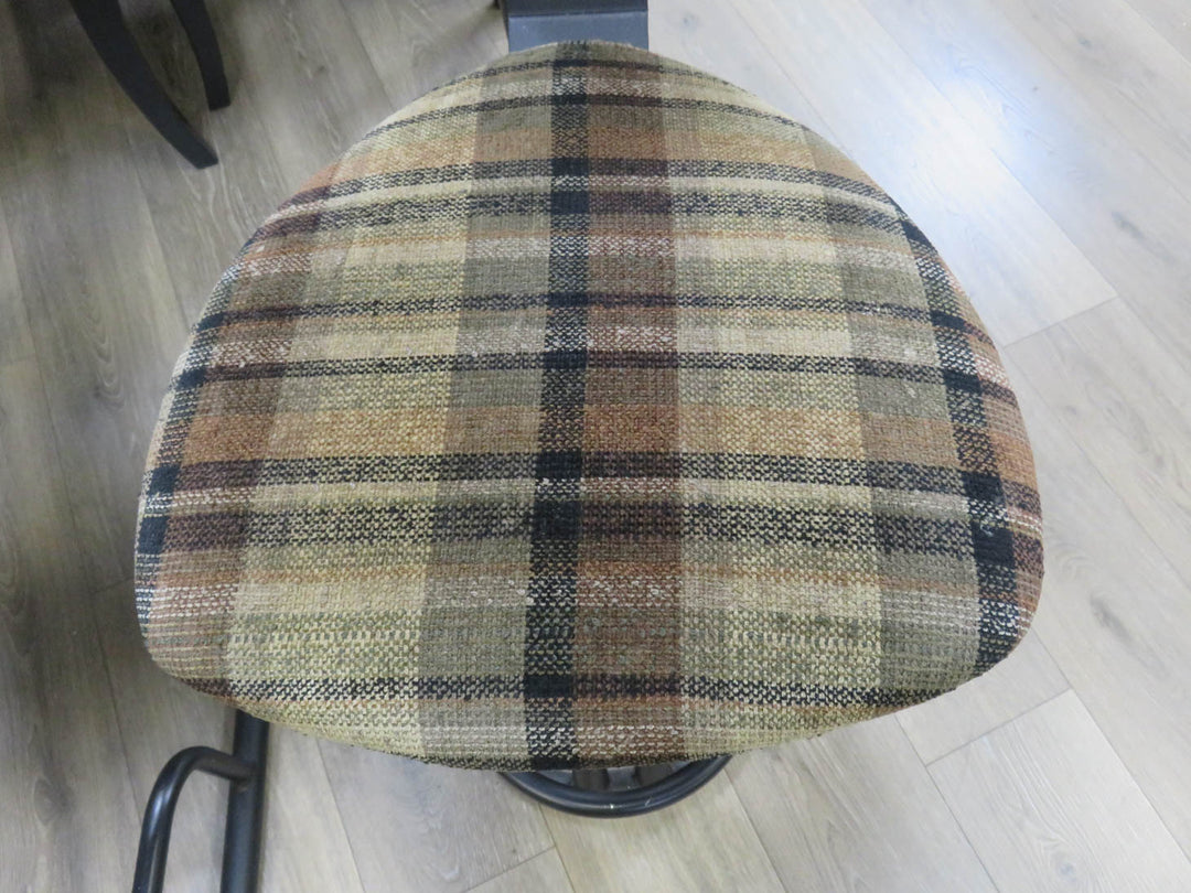 Four Contemporary Swivel Counter Chairs